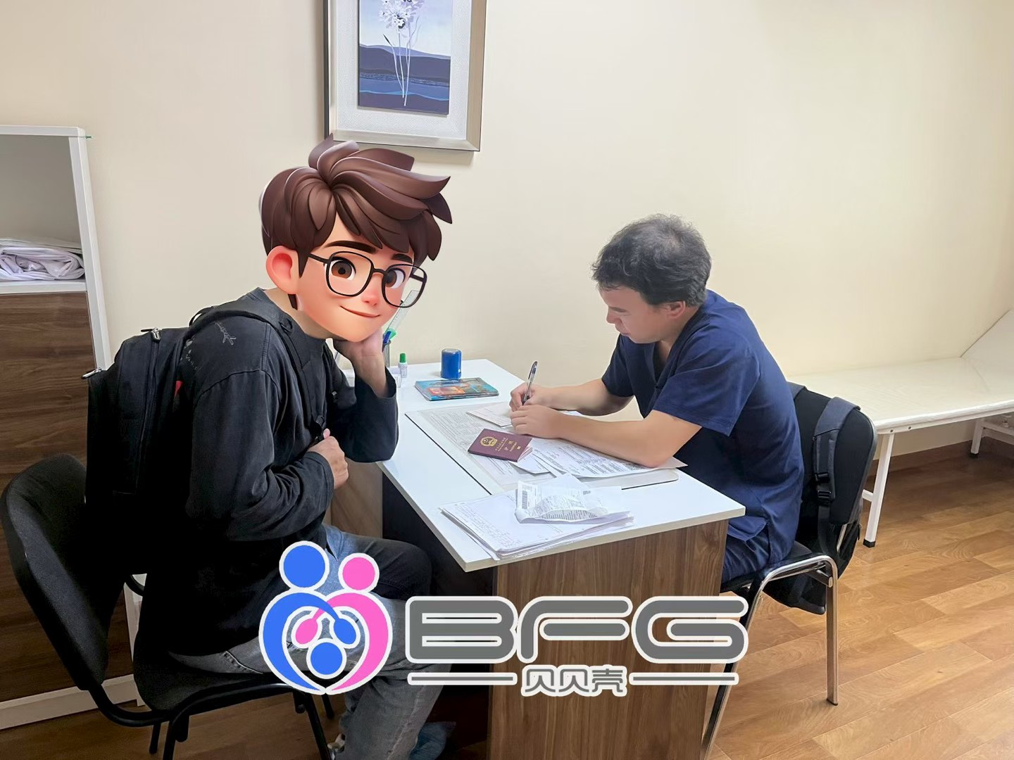 好孕在路上恭喜f先生开启吉尔吉斯BFG好孕之旅