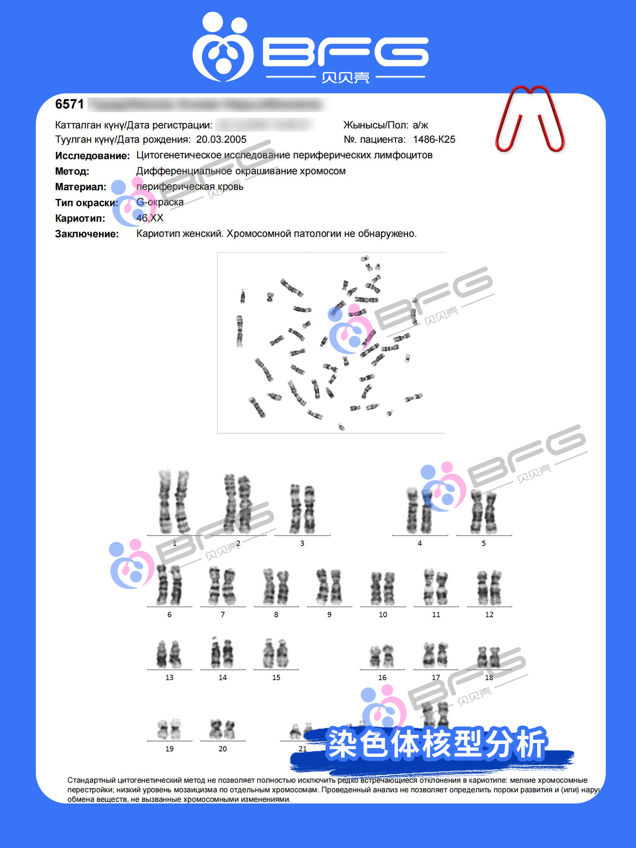 BFG助孕|优生优育，吉国妹妹全面体检
