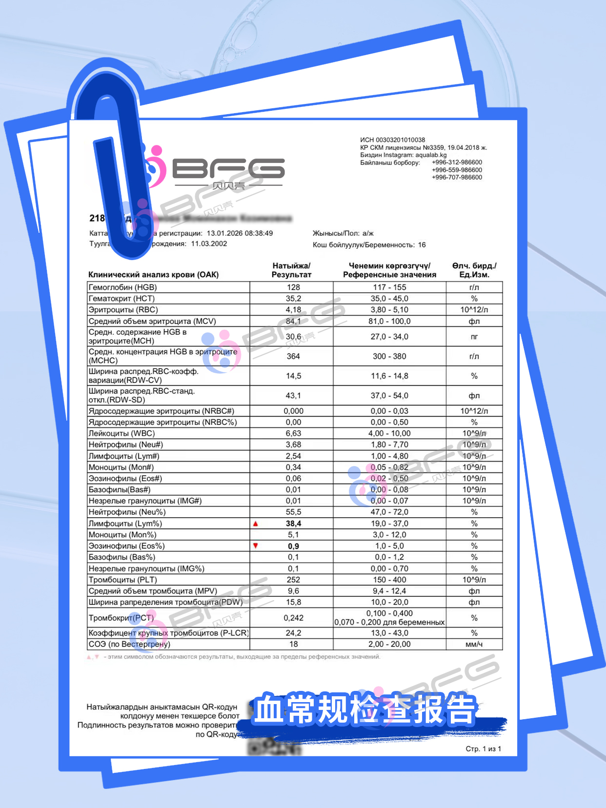 BFG助孕|“女子”事成双~龙凤胎宝宝16周啦~
